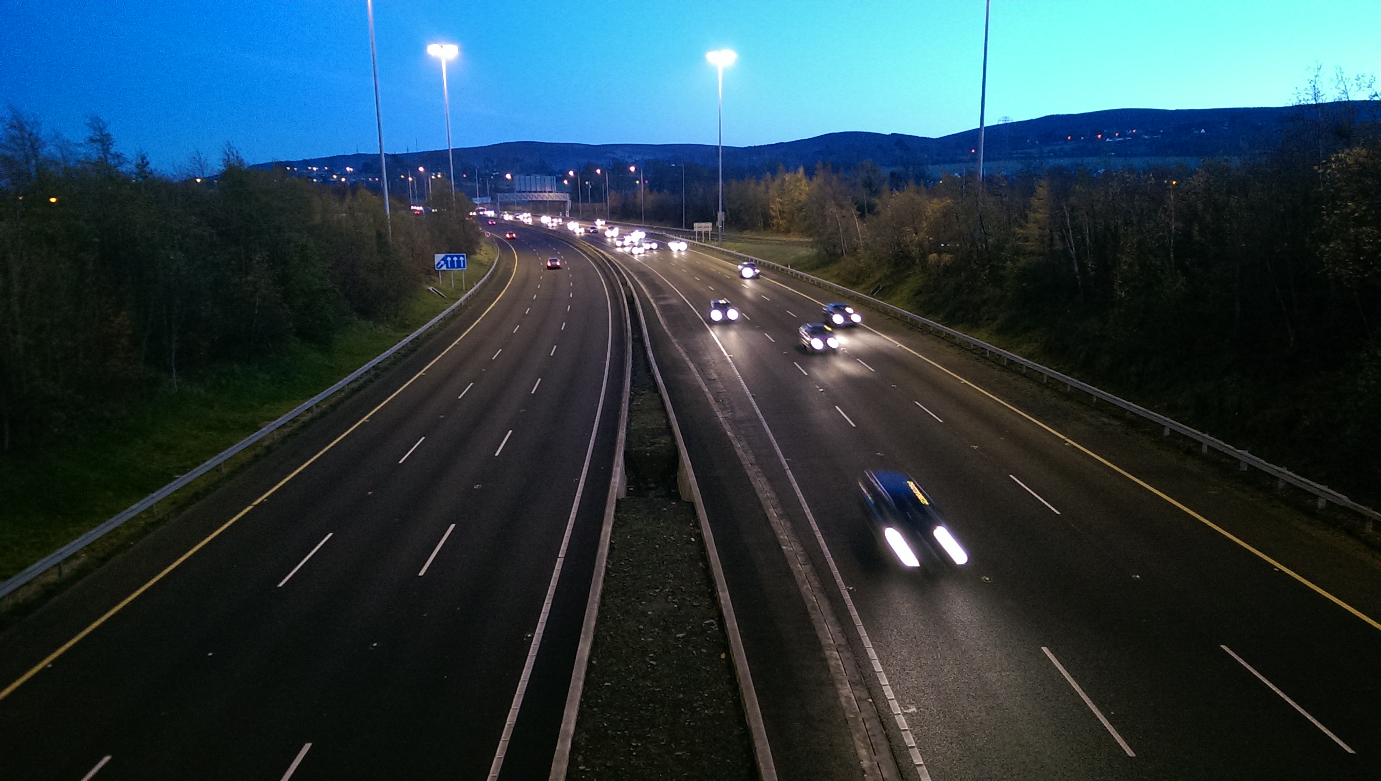 M50 on a winters eve